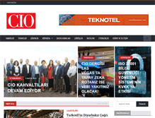 Tablet Screenshot of cio.com.tr